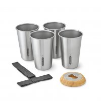 Stainless Steel Cup - Set/4