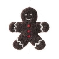 X-mas hanger Gingerbread Dark-brown
