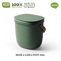 Foodie 3,5L - Afvalbakje Groen