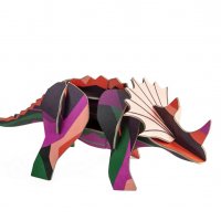 DIY Decoratie - Dinosaurus - Triceratops