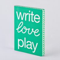 Nuuna Notitieboek Graphic A5 'Write Love Play'