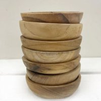 ByBazz - Schaaltje Teak rond 8cm