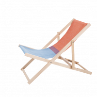 Beach Chair - Strandstoel Red/Blue