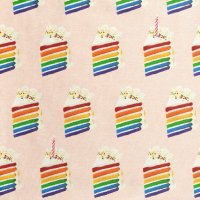 T-shirt Dress 'Rainbow Cake' - Kids