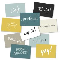 Mini kaartjes (10) - Bestsellers mix