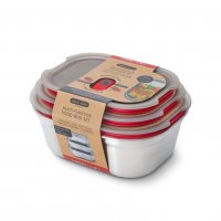 Steel food Box Set Mixed (S/M/L)