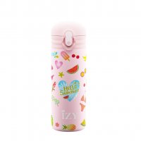 IZY Kinderdrinkfles 'Pink Summer ' - 350ml