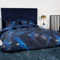 Dekbedovertrek 'Blue Parrot'
