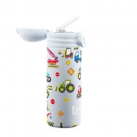 IZY Kinderdrinkfles 'Blue Machines' - 350ml