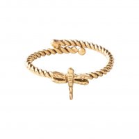 Ring 'Honorable' - Dragonfly Goud