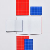 Nuuna Notitieboek Graphic A5 'Break the Grid Red' 