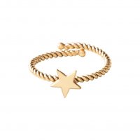 Ring 'Honorable' - Star Goud