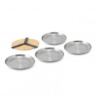 Stainless Steel Plate - Set/4