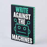 Nuuna Notitieboek Graphic A5 'Write against the machines'