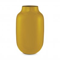 Mini vaas - metal oval 14cm Yellow