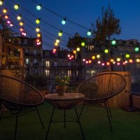 Led lichtslinger 'Bahia' zwart