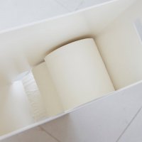 Toiletrol voorraadkastje Wit