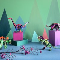 DIY Decoratie - Dinosaurus - Triceratops