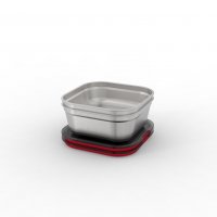 Steel food Box Square - 77mm