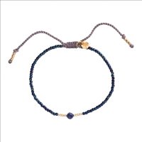Armband 'Knowing' Lapis Lazuli/Goud