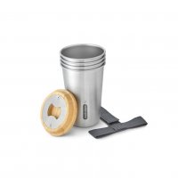 Stainless Steel Cup - Set/4