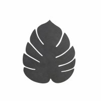 Table mat 'Monstera leaf' Nupo Black