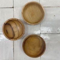 ByBazz - Schaaltje Teak rond 8cm