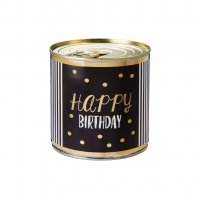 Wondercandle Cancake 'Happy Birthday' Gouden stippen