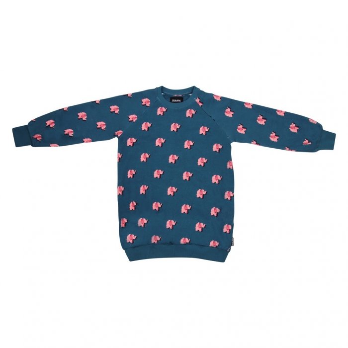 Sweater Dress 'Pink Elephant' - Kids