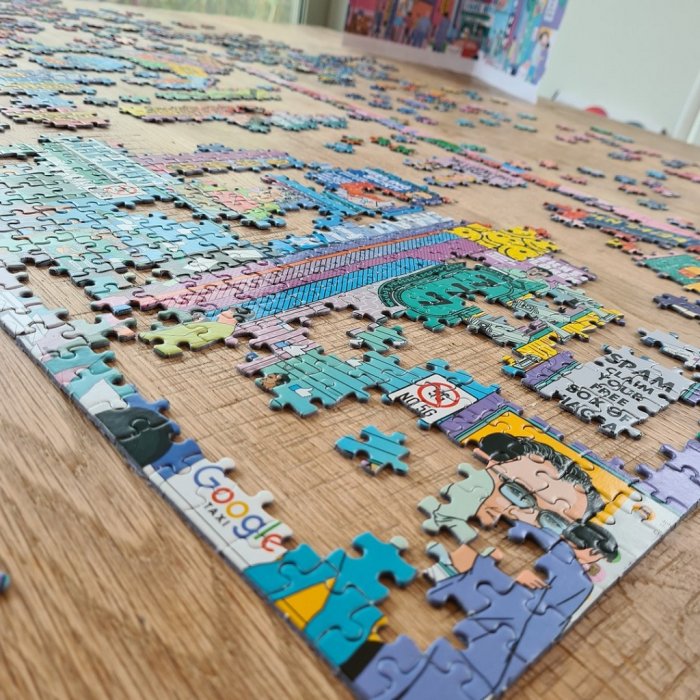 Puzzel in a bag - Internet