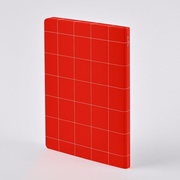 Nuuna Notitieboek Graphic A5 'Break the Grid Red' 