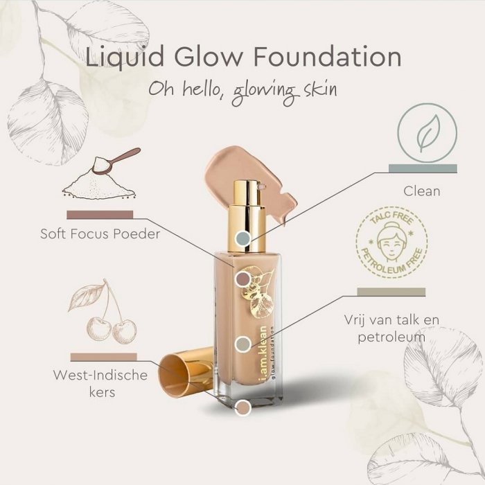 Klean Liquid Glow Foundation Warm