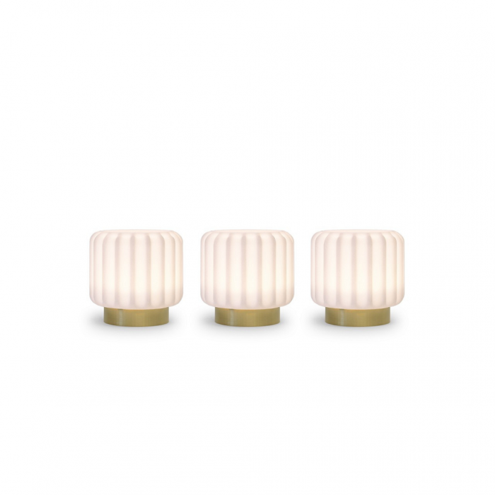 Tafellamp Dentelles Set van 3 | 9 cm