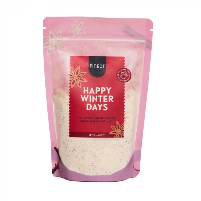 Koekjesmix Pouchbag 'Happy winterdays - Spiced Cookies