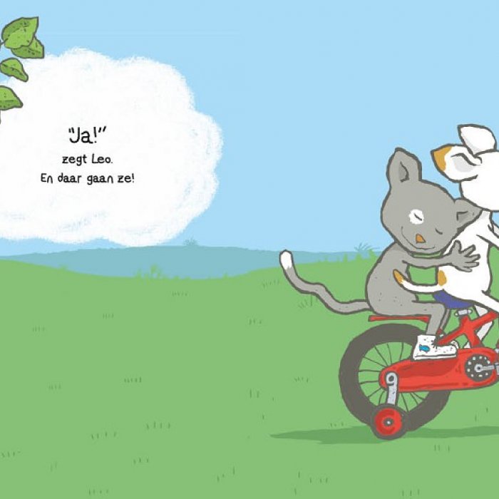 Kinderboek 'Luna is dol op de rode fiets!'