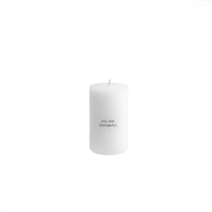 Pillar Candle - You are wonderful