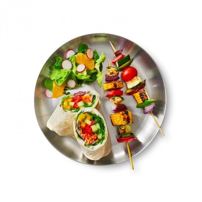 Stainless Steel Plate - Set/4