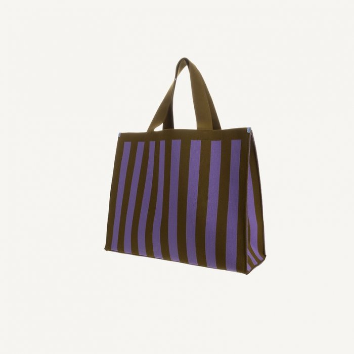 Shopper 'Il sole' - Knitted stripes