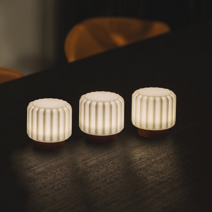 Tafellamp Dentelles Set van 3 | 9 cm