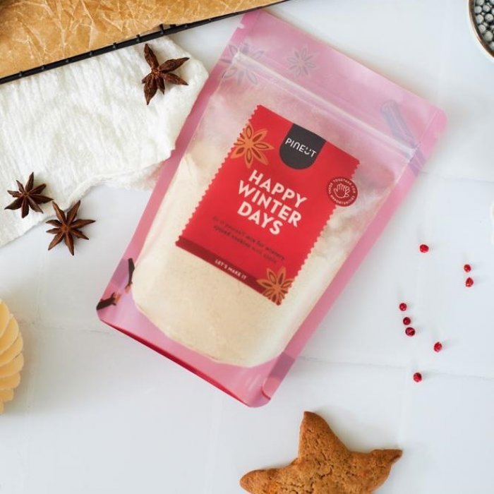 Koekjesmix Pouchbag 'Happy winterdays - Spiced Cookies