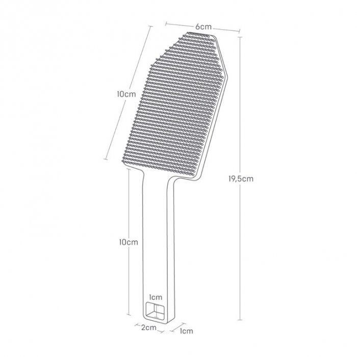 Magnetische siliconenspons met handvat - Tower