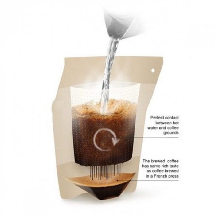 Coffeebrewer 'Relax and taste the good things'
