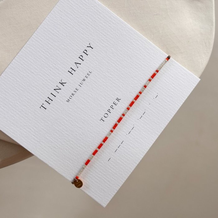 Morse Armband - Topper