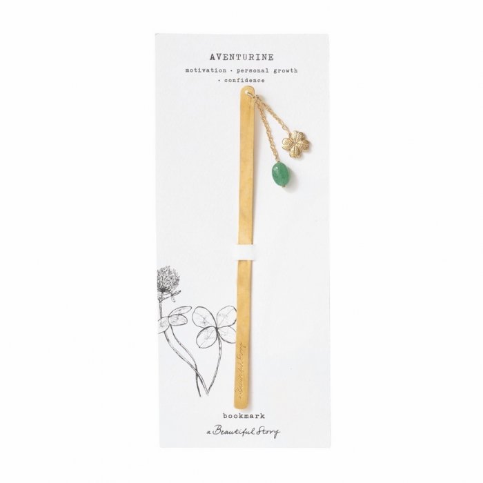Bladwijzer met gemstone