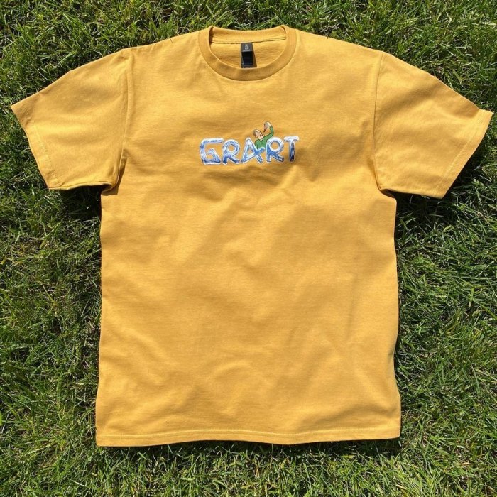 T-shirt GRART - Mosterd