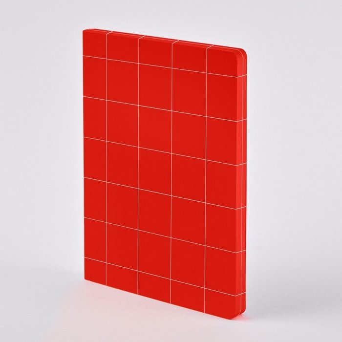 Nuuna Notitieboek Graphic A5 'Break the Grid Red' 