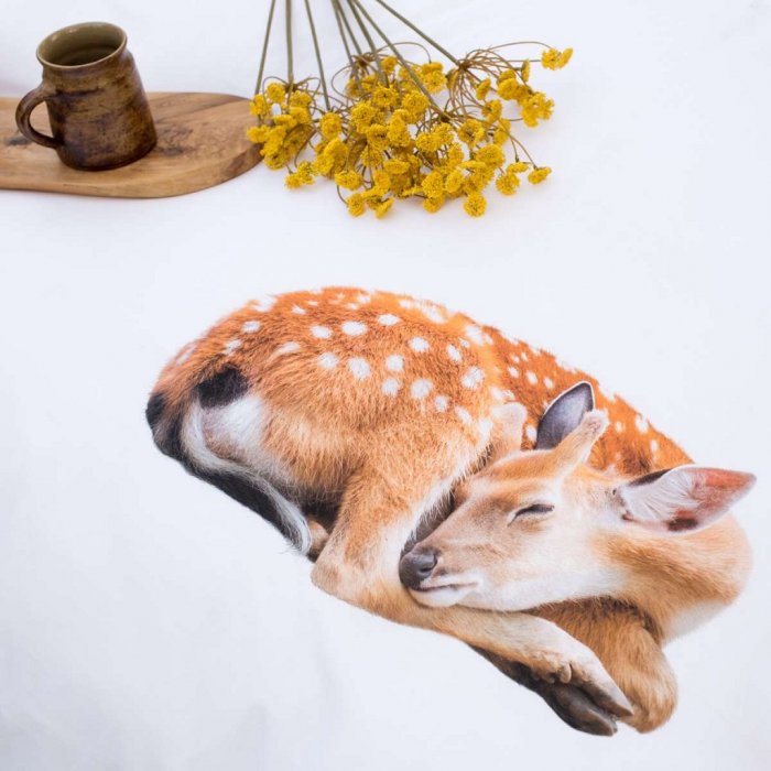 Dekbedovertrek 'Sleeping Deer' 