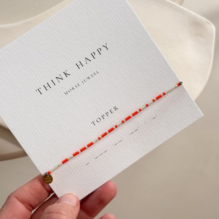 Morse Armband - Topper