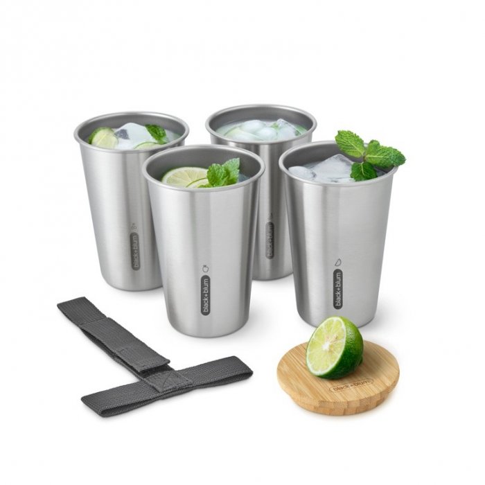 Stainless Steel Cup - Set/4