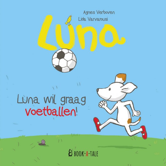 Kinderboek 'Luna wil graag voetballen!'